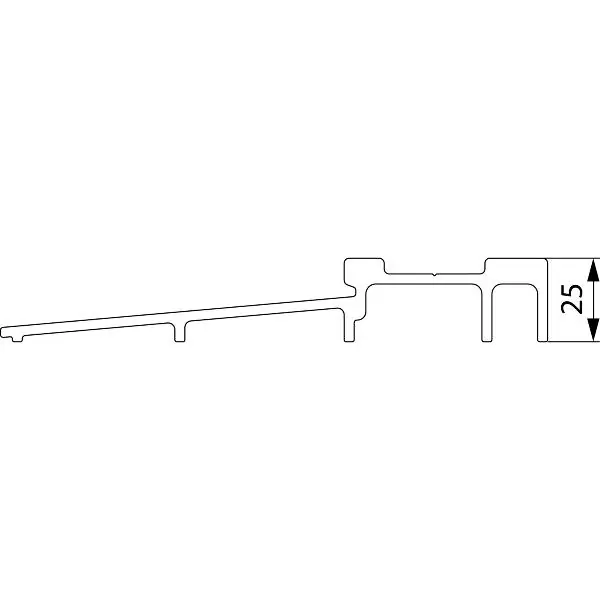 MACO Fiber-Therm kryt rámu V=25, Š=184mm, 3500 mm, GFK sklolaminát (462280) Kup Teď