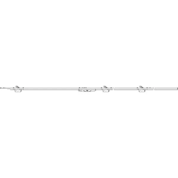 Kup Teď MACO HS převodovka s háky, PZ DM 27,5, FFH 2670-3360mm, alu stříbr.elox (224156)