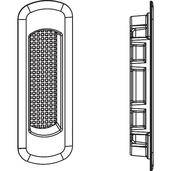 Vrácení Zdarma MACO HS úchytková mušle krátká 110 x 36 mm, hliník bez povrch.úpravy (364131)