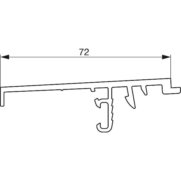 Expresní Doručení GU Thermostep 164 povětr. profil 161 P1667, FA 28, D = 6700 mm, alu stříb.elox.