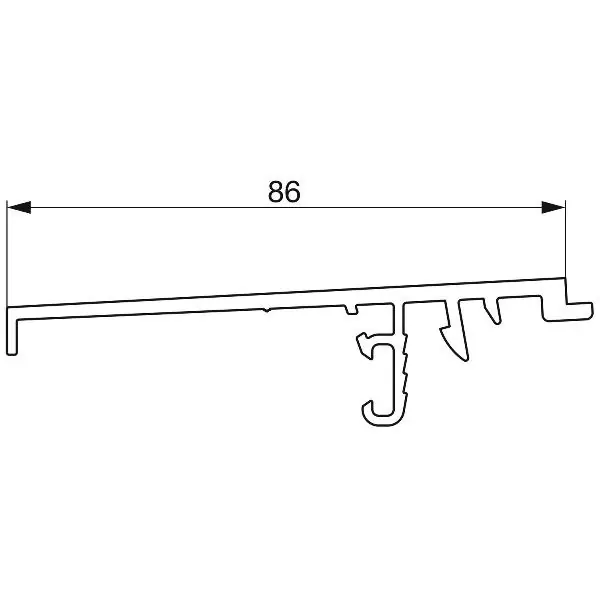 Kup Teď GU Thermostep 164/204 povětr.profil 175 P1676, kří.rozteč 28mm, D=6700 mm stříb.
