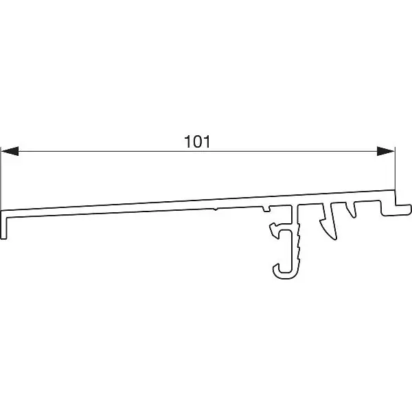 GU Thermostep 164 povětr.profil 190 P1676, D=6700 mm hliník stříb. elox Akční Cena