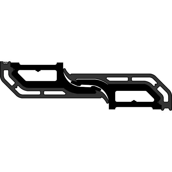 GU-937/934 HS Sada středového nárazníku , rozteč křídel 16-22mm,D=2400 mm, černá Sleva