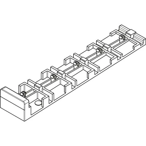 Autentický GU HS Thermostep 164/204 Podpěrný můstek bb průchod TS 88/28 mm Š =149 mm
