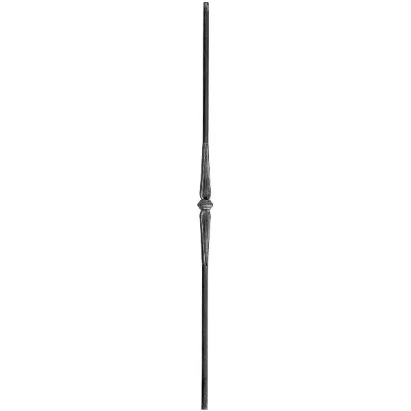 IAM DESIGN mezityč ø 12, s centrálním prvkem 1 knopka, 1000mm, tepané železo Rychlé Dodání