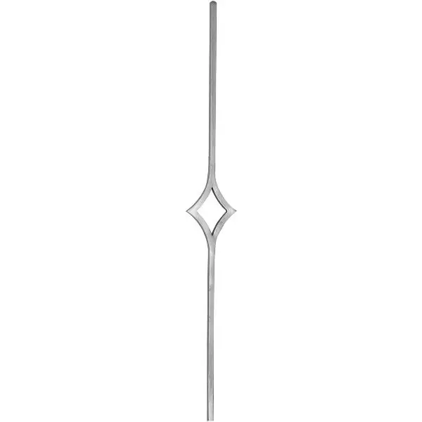 IAM DESIGN designová tyč ČH 12 s designovým prvkem, 1000 mm, kované železo Top Prodej