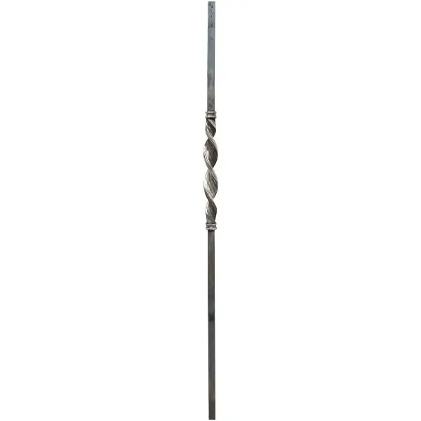 IAM DESIGN počáteční tyč středem zkroucená, 20x20 x1200mm, tepané železo Nejlepší Cena