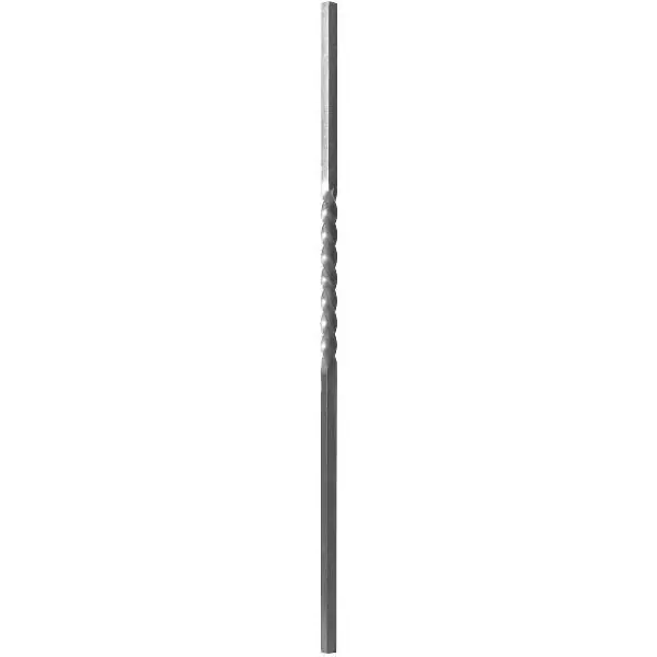 IAM DESIGN počáteční tyč středem zkroucená, 30x30 x1200mm, tepané železo Novinka