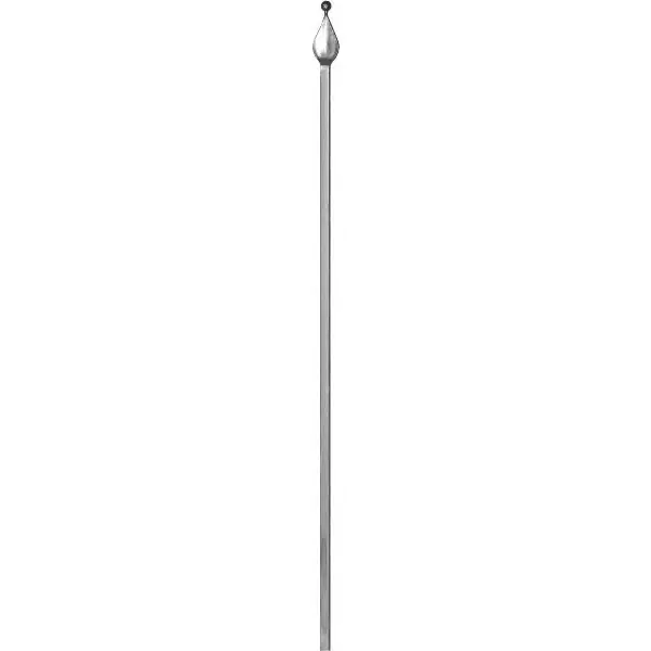 IAM DESIGN kopí tyč, kulatá, hladká,1000 mm, kované železo Omezená Nabídka