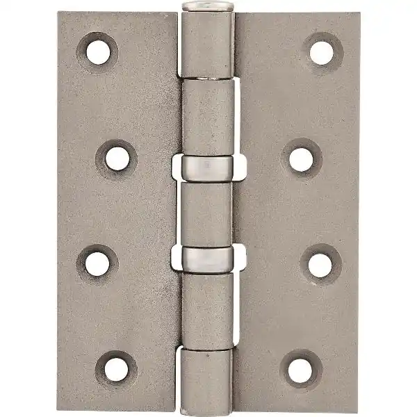 Nová Kolekce Závěs pro bezfalcové dveře, 101,6 x 76 x 3,0 mm, ocel poniklovaná matná