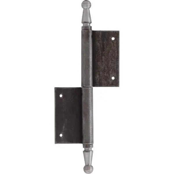Koupit Online Dveřní závěs s ozdobnou hlavou, levý 120 x 180 mm, ocel surová