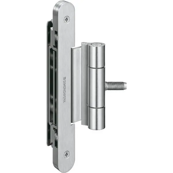 SIMONSWERK dveřní závěs VN 3737/100 Compact 3D pro bezfalc.dveře, ocel nerez mat Bezpečná Platba