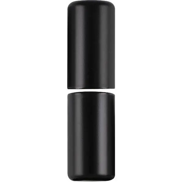 Nasazovací krytka kulatá, 16 mm, hliník černý RAL 9005 Nejlepší Cena