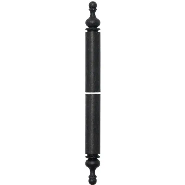 Top Prodej Nasouvací ozdobné krytky pro 3D závěs ø 15 x 112mm, kované železo pozink.černěné