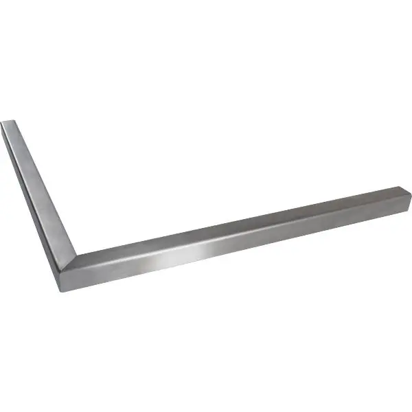 Rohový díl 90° pro ochranný hranový profil, 500 x 500 x 27 mm,nerez broušený V4A Cenový Hit