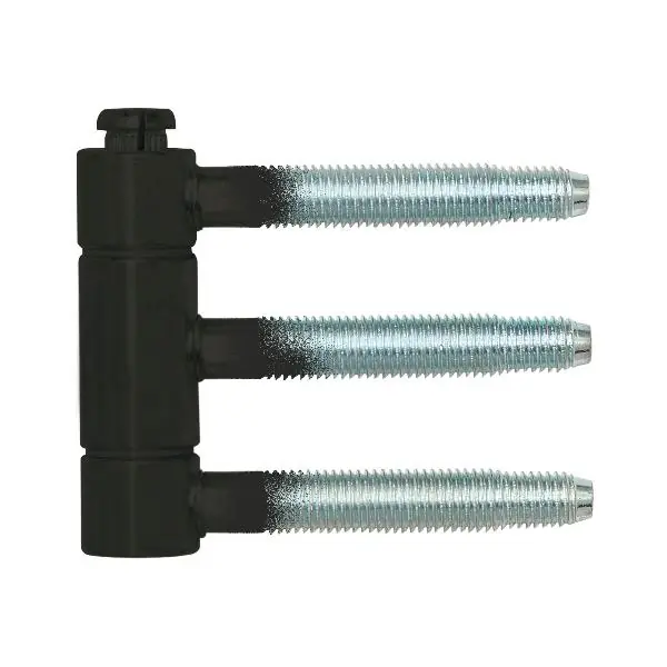 Nejlepší Volba Závěs k nasunutí 3dílný pro falc.dřev.dveře ø 18mm,výška 61 mm,ocel černá