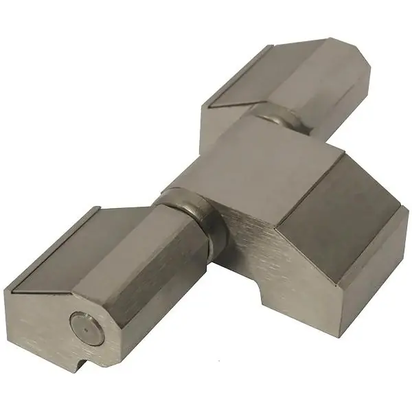 Akční Cena IBFM šroubovací pant 3dílný s ložiskem, 158,5 x 84,5 mm, nerez