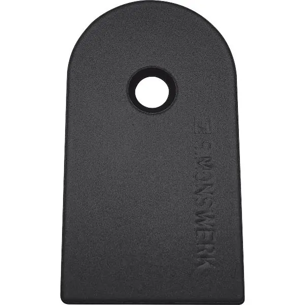 Oblíbený SIMONS krytky pantů pro dveřní pant TECTUS TE 540/640 3D, rámová část, černá