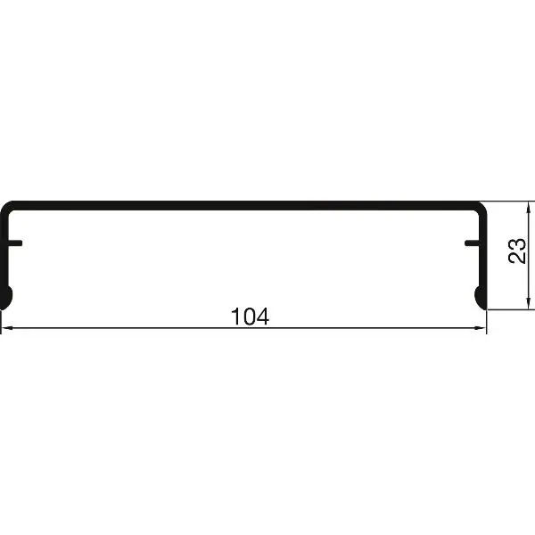 THYSSENJRUPP Syprotech kryt k naklapnutí 104/23, L=7000 mm, hliník Odeslání Ihned