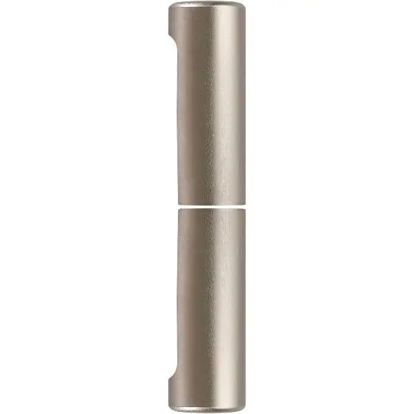 Nasouvací krytky SOLIDO, plochá zaobl., pro závěs ø 14 mm, hliník nikl mat Autentický