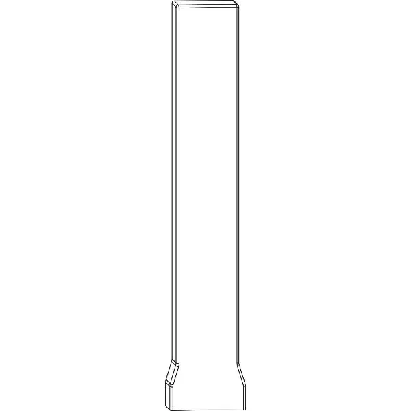 ROTO NX krytka rohového ložiska P záložka PVC R01.1 přírodně stříbrná Originální