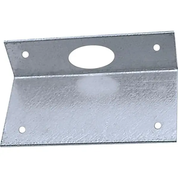 Protikus zástrče zalomený s oválným otvorem, 70 x 40 x 21 mm, ocel pozink Rychlé Dodání