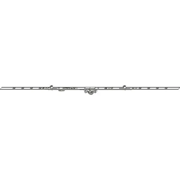Dokud Zásoby Vydrží ROTO NT/NX OV-hranová převod. středová/variabilní DM 15 mm 800 mm 2P čep stříb.