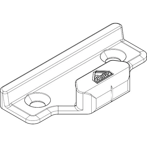 Vysoce Kvalitní ROTO NT/NX protikus dřevo eurofalc 24 mm 13V zinek