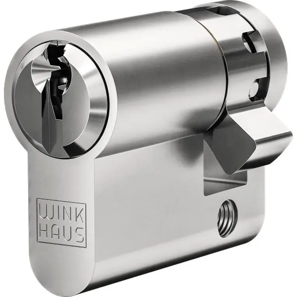 WINKHAUS vestavná půl vložka key Tec N-Tra, stejné zamykání, 40 mm Akce