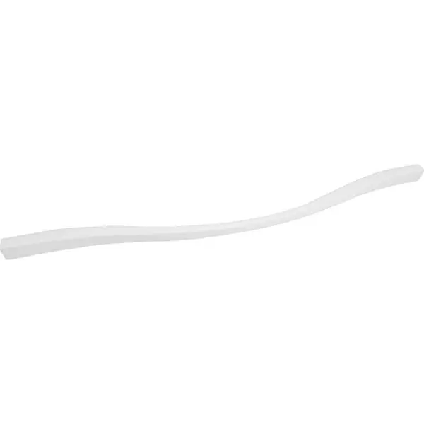 Úchytka Fluid rozt. 288/320 mm, šířka 363 mm, zinek bílý mat lakovaný Vysoce Kvalitní