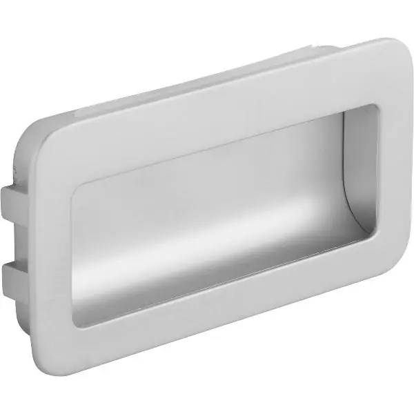 Poslední Šance Úchytka mušle Atauro šířka 110 mm, zapuštění 103 x 49 mm, zinek chrom mat