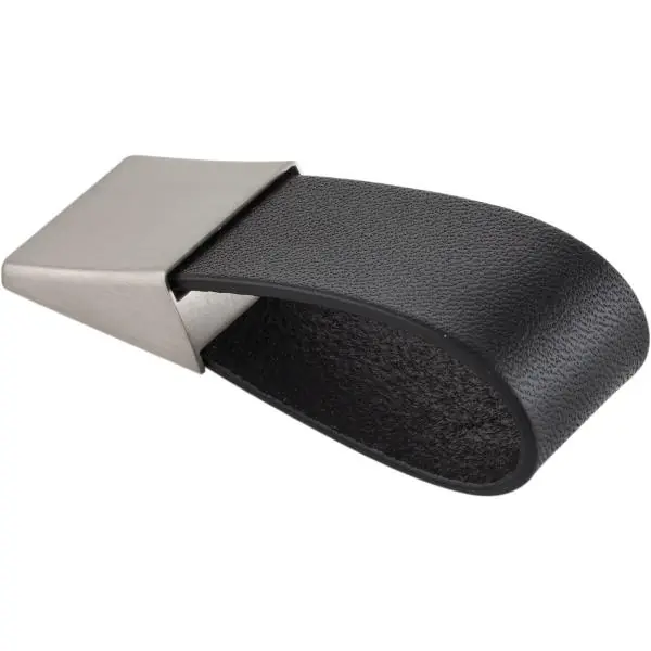 Kup Teď Knoflík Safari šířka 24, hloubka 26 mm, kůže/ZN černá/nerezová ocel efekt