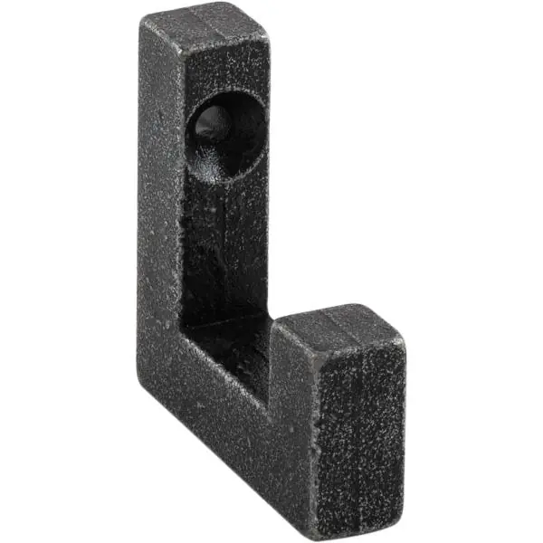 Ověřený Věšák na kabáty Ischgl Š 10 mm, V 40 mm, pozinkované železo černě pasivováno