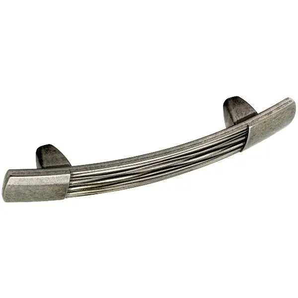 Úchytka Argentum rozteč 96 mm, šířka 149 mm, zinkový odlitek, starostříbro Doprava Zdarma