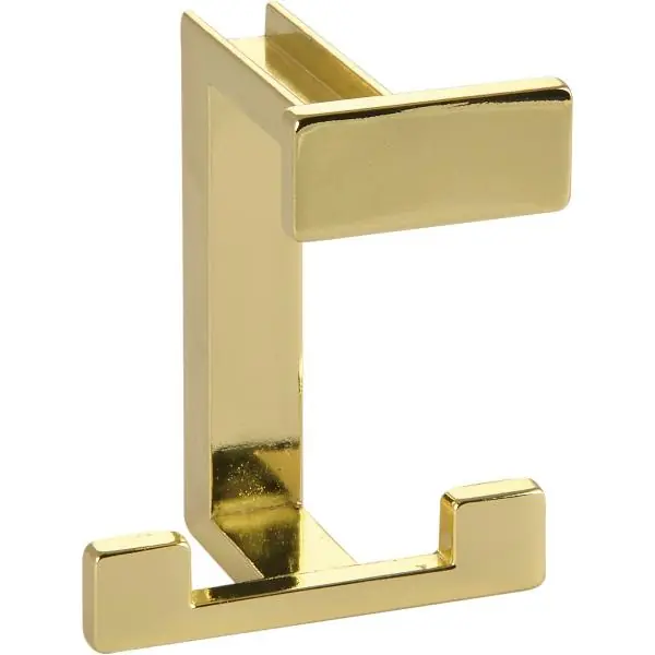 Bezpečná Platba Věšák na klobouk Doradus, Š 70 mm, V 92 mm, ZN pomosazený leštěný