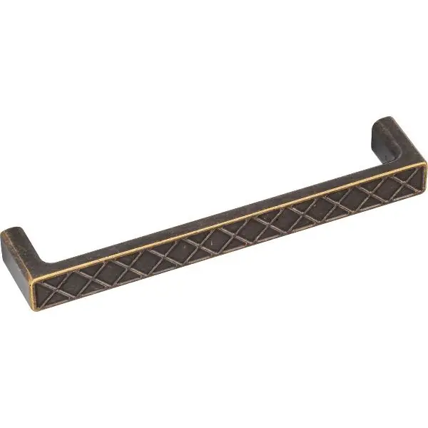 Úchytka Wafer šířka 175,5 mm, zinkový tlakový odlitek, hnědý antik Bezpečná Platba