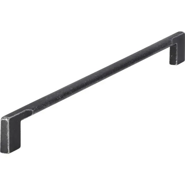 Cenový Hit Úchytka Baton rozteč 320 mm, šířka 340 mm, zinkový odlitek barva železa omílaná