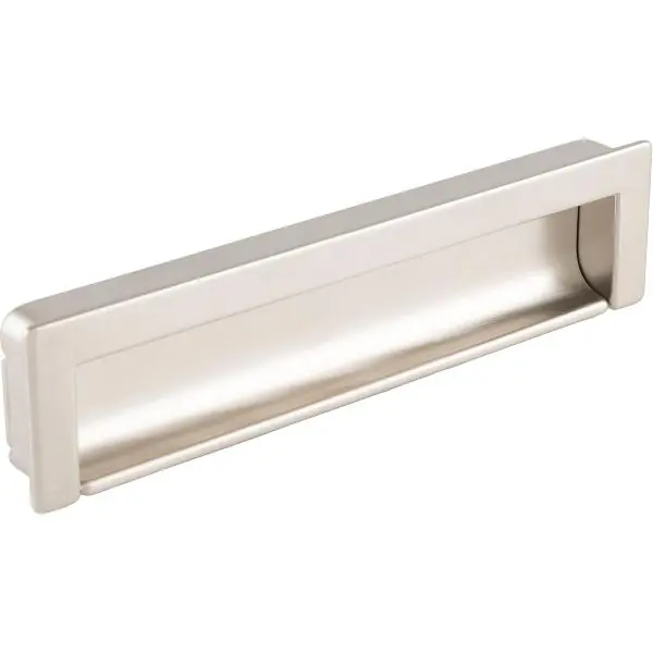 Mušlová úchytka Nera, šířka 174 mm, výška 42 mm, Zn odlitek, efekt nerez. oceli Autentický