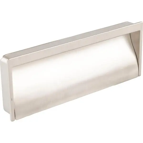 Ověřený Úchytová mušle Miach šířka 162 mm, výška 60 mm, zinek nerez efekt