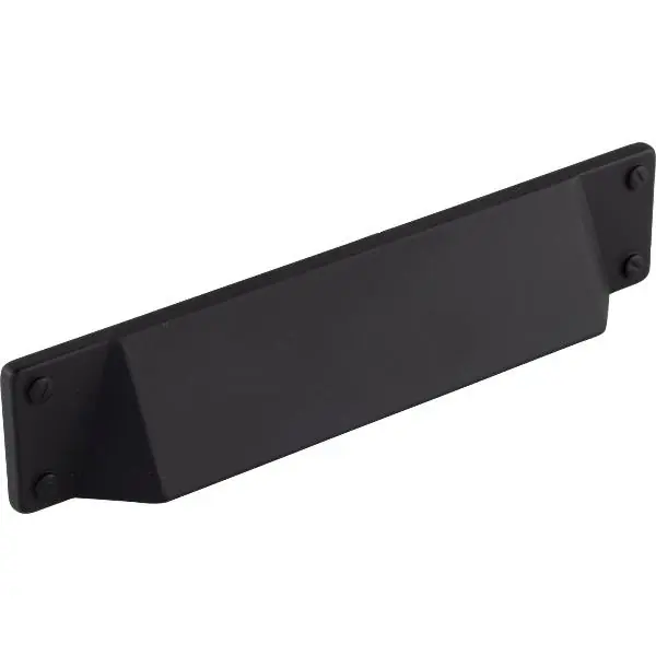 Top Prodej Úchytka Manto rozteč 128 mm, šířka 175 mm, zinkový odlitek černý matný