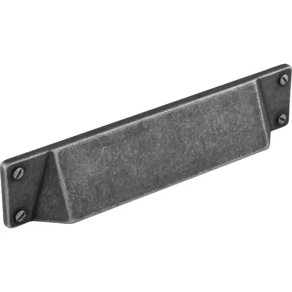 Úchytka Manto rozteč 128 mm, šířka 175 mm, zinkový odlitek starý pozink Tovární Cena