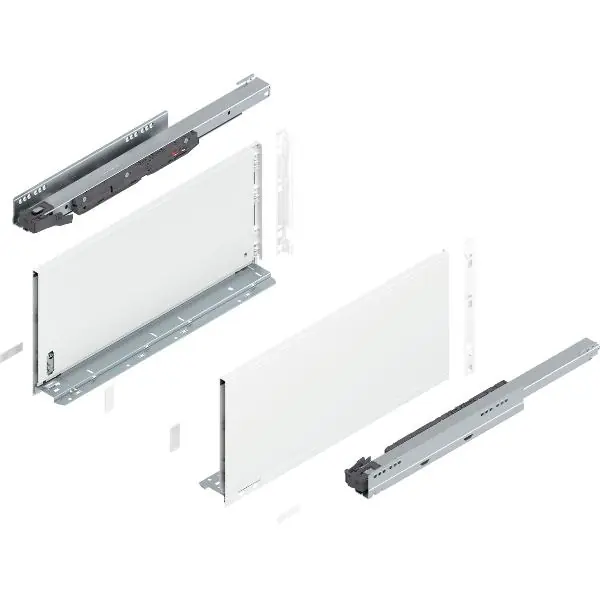 BLUM LEGRABOX pure sada výška F, BLUMOTION S, 40kg, délka 500mm, hedvábně bílá Poslední Šance
