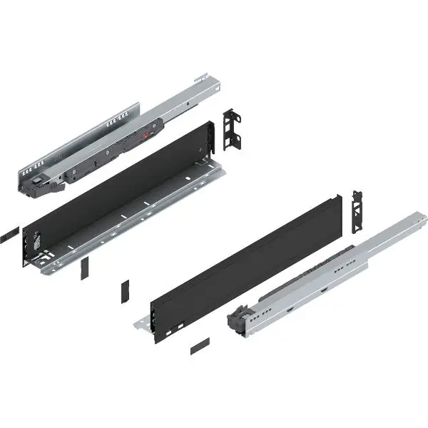 BLUM LEGRABOX pure sada výška M, BLUMOTION S, 40kg, délka 500, karbonově černá Přímo Od Výrobce