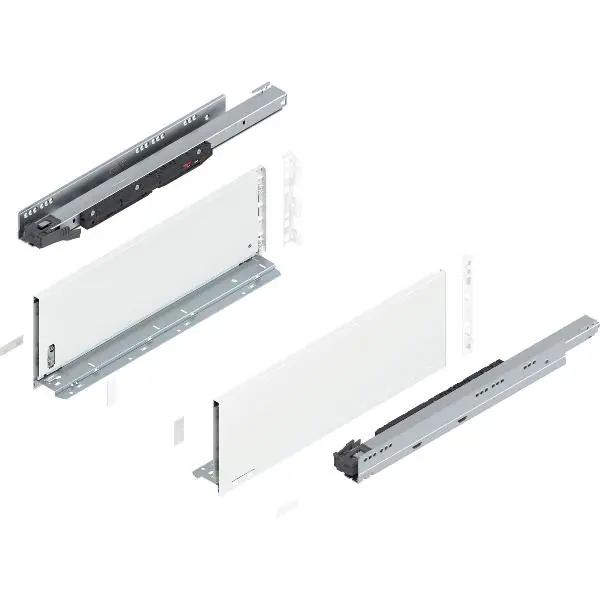 Vrácení Zdarma BLUM LEGRABOX pure sada výška C, BLUMOTION S, 70kg, délka 500mm, hedvábně bílá