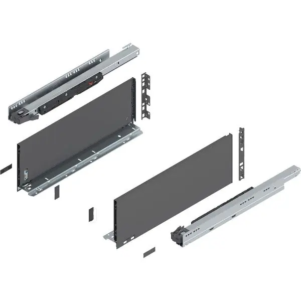 Expresní Doručení BLUM LEGRABOX pure sada výška C, BLUMOTION S, 70kg, délka 500mm, orion šedá