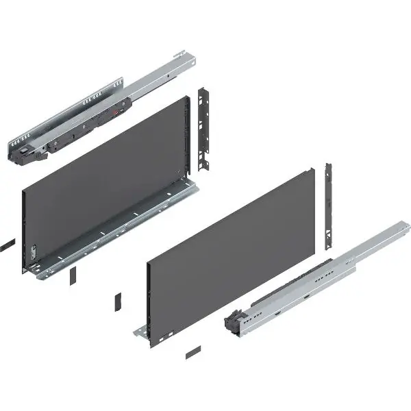 BLUM LEGRABOX pure sada výška F, BLUMOTION S, 40kg, délka 550mm, orion šedá Pouze Dnes
