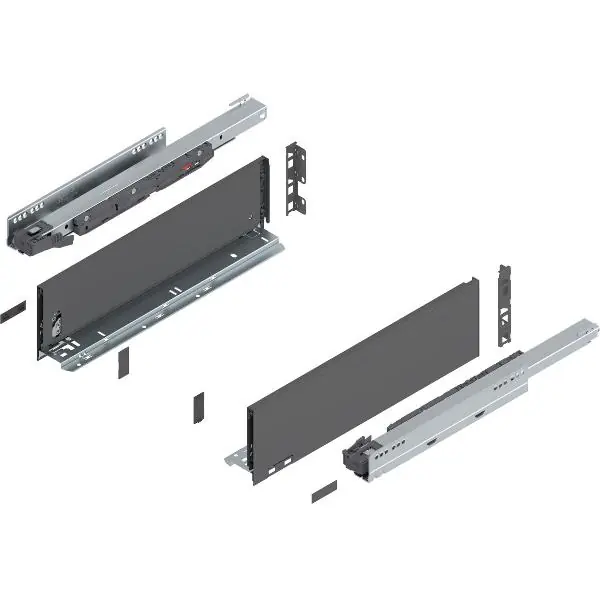 Cenově Výhodný BLUM LEGRABOX pure sada výška K, BLUMOTION S, 40kg, délka 450mm, orion šedá