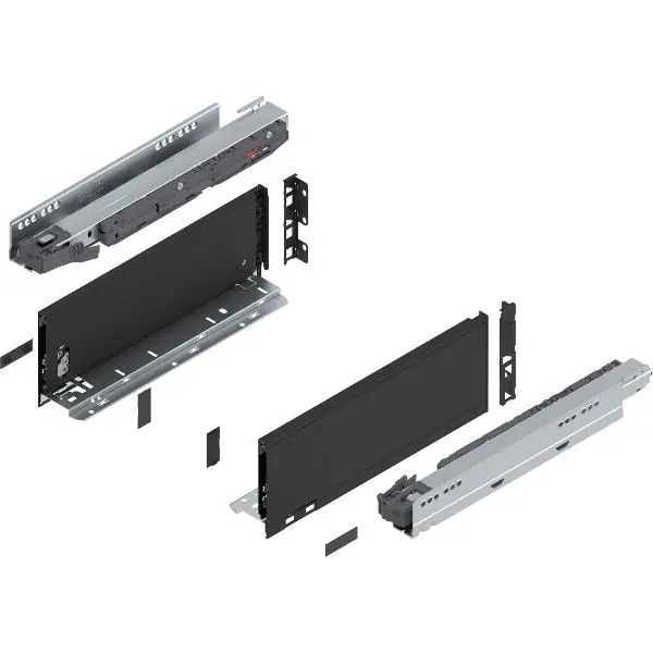 Oblíbený BLUM LEGRABOX pure sada výška K, BLUMOTION S, 40kg, délka 350, karbonově černá