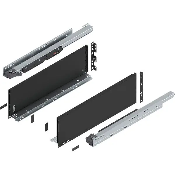 BLUM LEGRABOX pure sada výška C, BLUMOTION S, 70kg, délka 550, karbonově černá Sezónní Sleva
