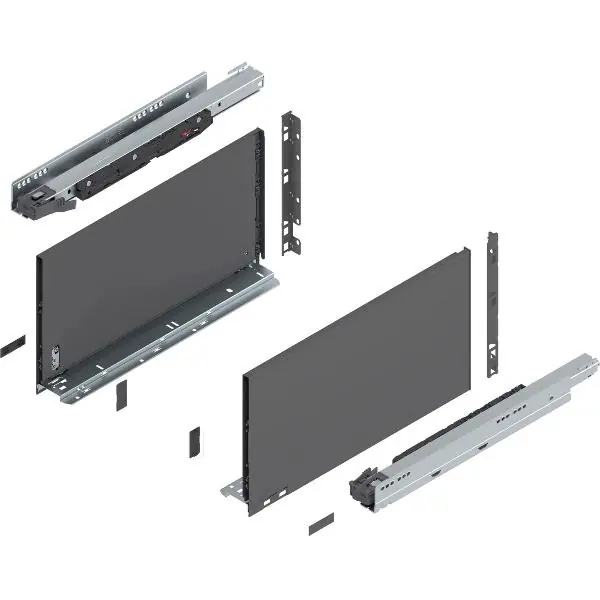 BLUM LEGRABOX pure sada výška F, BLUMOTION S, 70kg, délka 450mm, orion šedá Nakupujte Hned